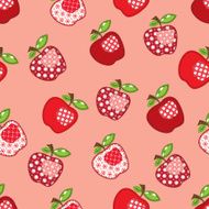 patchwork apple seamless