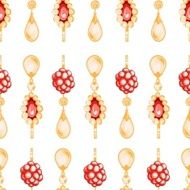 seamless pattern of jewels