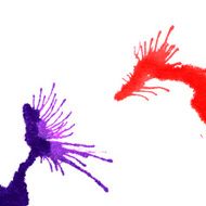 Abstract ink stains N2