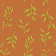elegant seamless pattern with leaves
