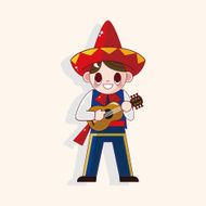 Mexican theme elements N103