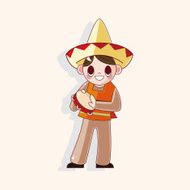 Mexican theme elements N106