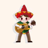 Mexican theme elements N107