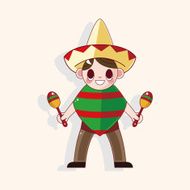 Mexican theme elements N109