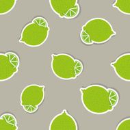 Limes pattern Seamless texture with ripe limes N2