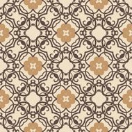 Seamless pattern with vintage flowers N2