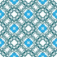 Seamless pattern with vintage flowers N3