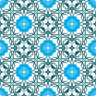 Seamless pattern with vintage flowers N4