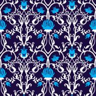 Seamless pattern with vintage flowers N7
