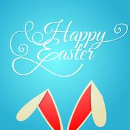 Happy Easter Typographical Background N6
