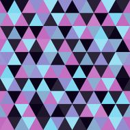 Seamless geometric triangles background Mosaic N6