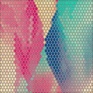 Modern red and green tile background from squares N2