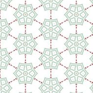 vintage color ethnic ornament pattern flower N9