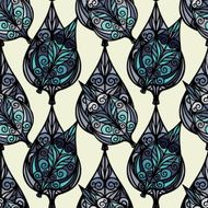 Seamless pattern with leaves N68