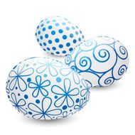 Set of blue Easter eggs N3