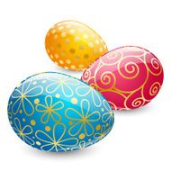 Set of color Easter eggs N2