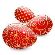 Set of color Easter eggs N3
