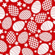 seamless pattern with easter eggs N29