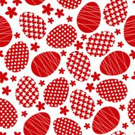 seamless pattern with easter eggs N31