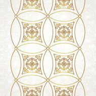 Vector vintage border in Eastern style N6