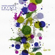 Colorful watercolor graffiti splash overlay elements expressive N11