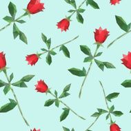 Rose ornament pattern backgrounds vector illustration N3