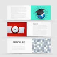Vector modern banners set on gray background N12