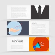 Vector modern banners set on gray background N20