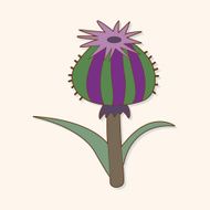 flower theme elements vector eps N227