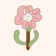 flower theme elements vector eps N228