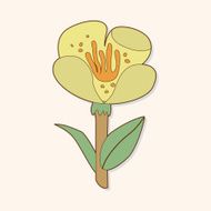 flower theme elements vector eps N229