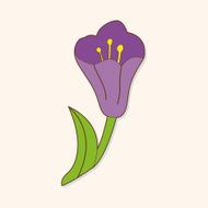 flower theme elements vector eps N237