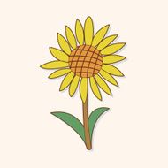 flower theme elements vector eps N238