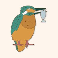 bird cartoon theme elements vector eps N161