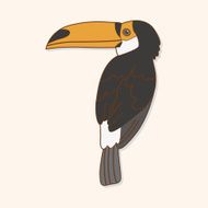 bird cartoon theme elements vector eps N165