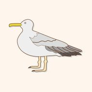 bird cartoon theme elements vector eps N166
