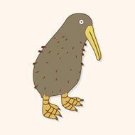 bird cartoon theme elements vector eps N168