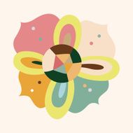 flower theme elements vector eps N252