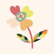 flower theme elements vector eps N253
