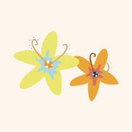 flower theme elements vector eps N258