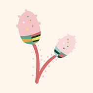flower theme elements vector eps N260