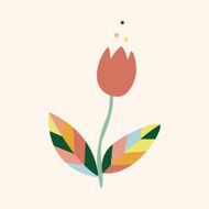 flower theme elements vector eps N262