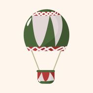 style hot air ballon theme elements vector eps N145