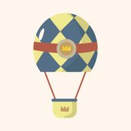 style hot air ballon theme elements vector eps N147