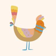 bird cartoon theme elements vector eps N173