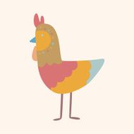 bird cartoon theme elements vector eps N175