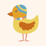 bird cartoon theme elements vector eps N180