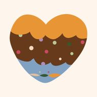 love heart cartoon elements vector eps N79