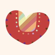 love heart cartoon elements vector eps N82