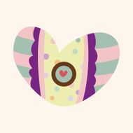 love heart cartoon elements vector eps N83